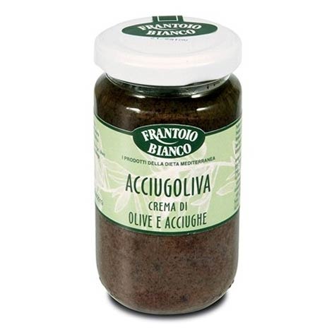 conserva di crema di olive e acciughe