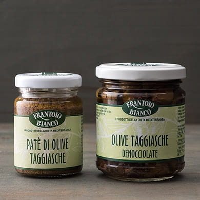 olives taggiasche dénoyautées en huile d'olive vierge extra italienne